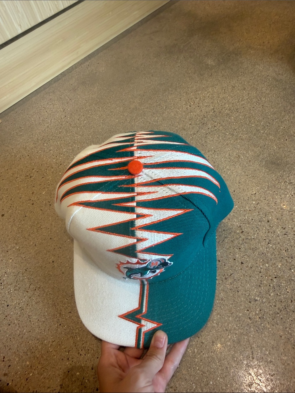 MIAMI DOLPHINS Rare NFL Vintage Starter cap Pro Line Shockwave 1990’s - Picture 3 of 11